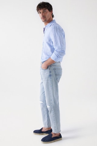 Jean tapered - Bleu