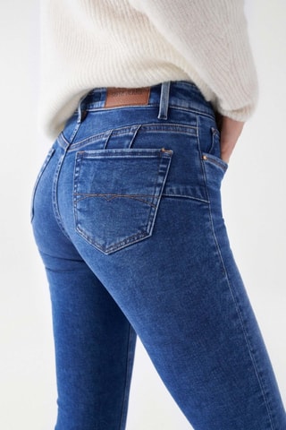 Jean push up slim - Bleu marine