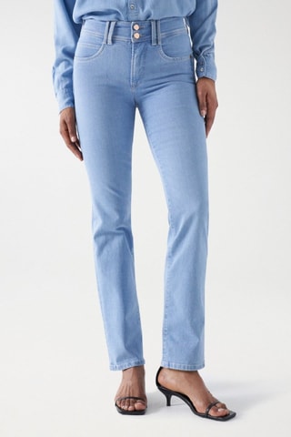 Jean push in - Bleu