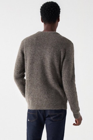 Pull regular - Beige foncé