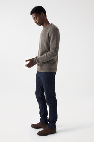 Pull regular - Beige foncé