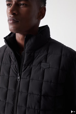 Gilet regular sans manches - Noir
