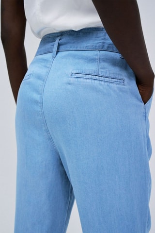 Pantalon regular - Bleu