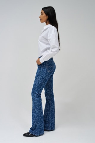 Jean push up - Bleu