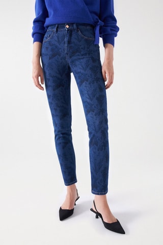 Jean push in - Bleu