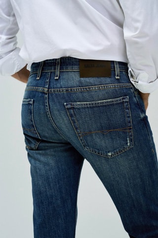 Jean regular - Bleu