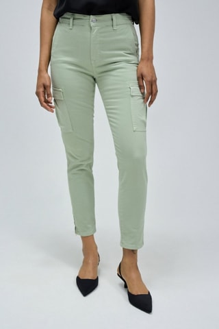 Jean push in - Vert
