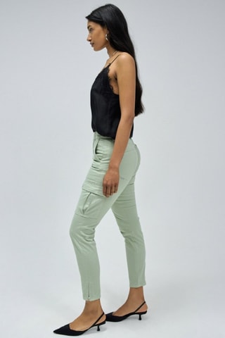 Jean push in - Vert
