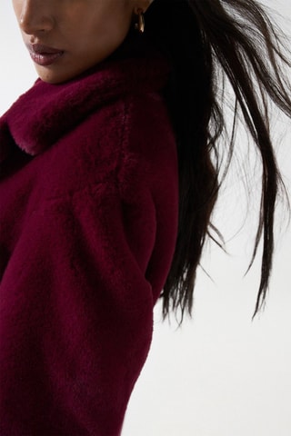 Manteau regular - Bordeaux