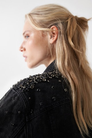 Veste en jean - Noir