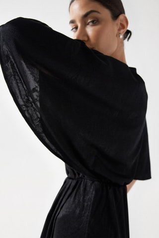 Robe portefeuille - Noir