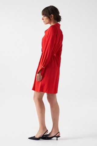 Robe portefeuille - Rouge