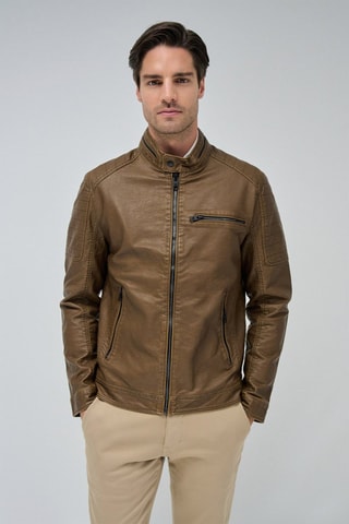 Blouson regular - Marron