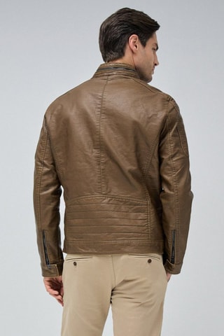 Blouson regular - Marron