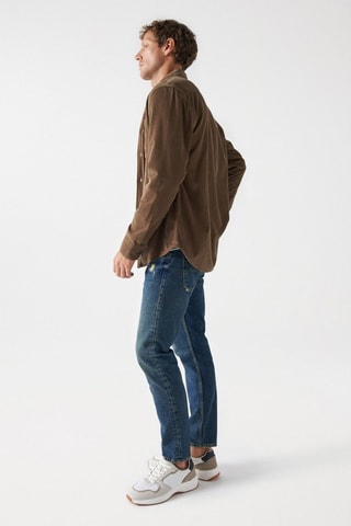 Chemise regular - Marron