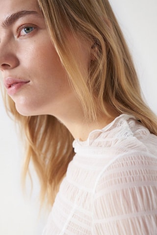 Blouse slim - Blanc