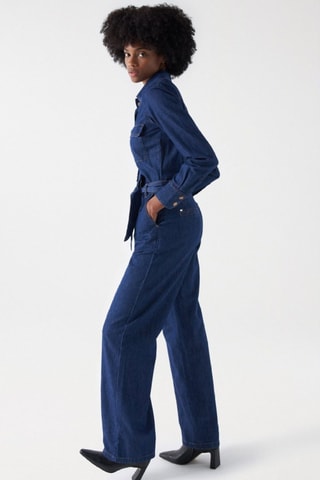 Combinaison en jean - Bleu marine