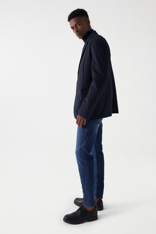 Blazer regular - Bleu marine