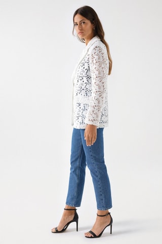 Blazer regular - Blanc