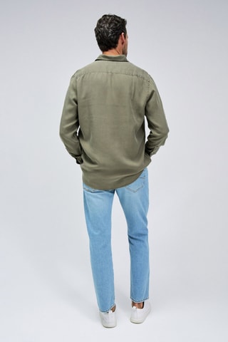 Chemise regular - Vert kaki