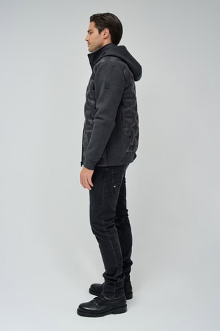 Veste à capuche - Gris foncé