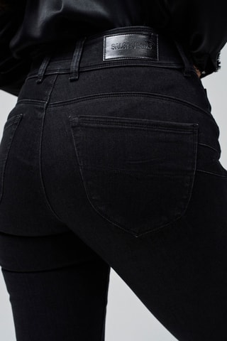 Jean taille haute - Noir