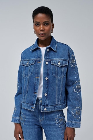 Veste en jean - Bleu
