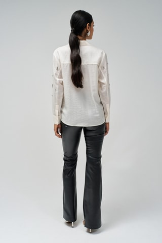 Chemisier relaxed - Blanc