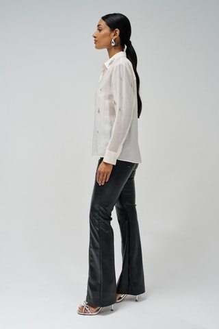 Chemisier relaxed - Blanc