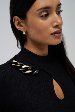 Top slim - Noir