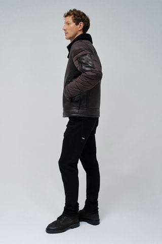 Blouson regular - Marron foncé