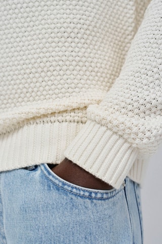 Pull regular - Écru