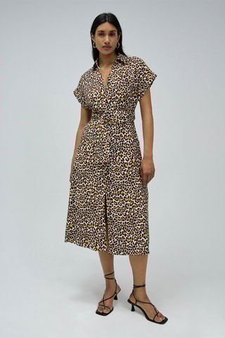 Robe chemise regular - Marron