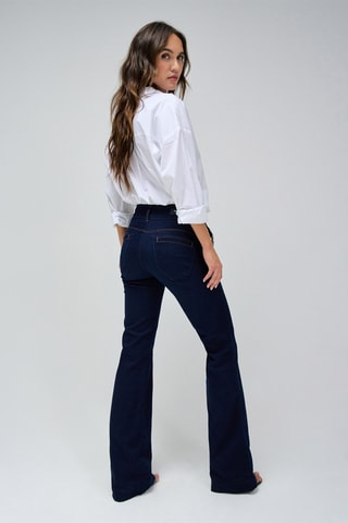 Jean bootcut - Bleu foncé