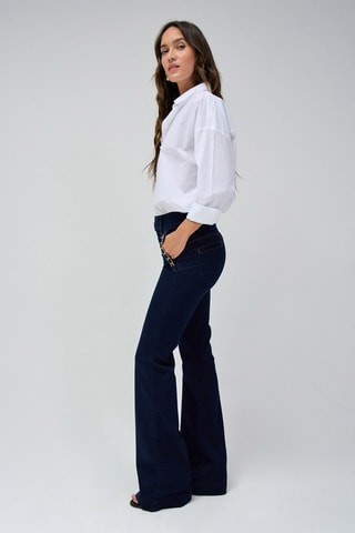 Jean bootcut - Bleu foncé
