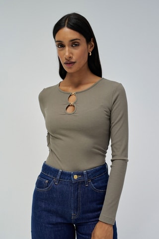 Pull slim - Kaki