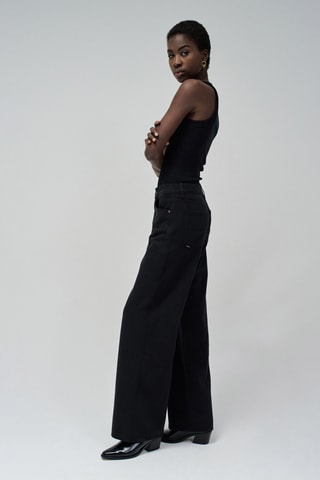 Jean wide legs - Noir