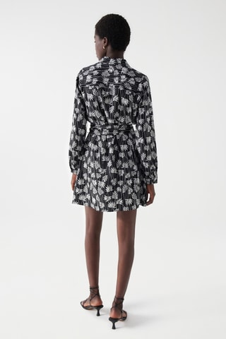 Robe chemise regular - Noir