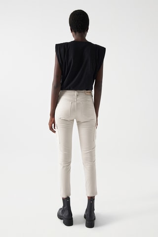 Jean cargo - Beige