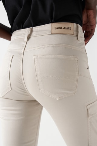 Jean cargo - Beige