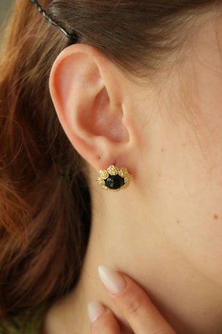 Oorbellen Onyx