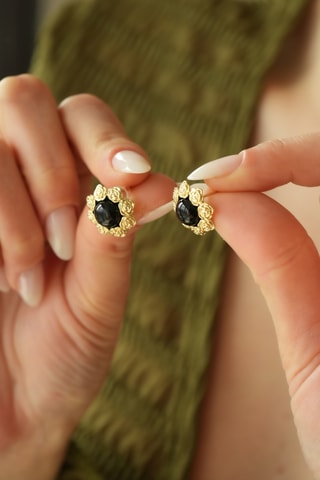 Oorbellen Onyx