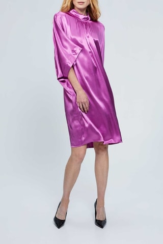 Korte Jurk - Fuchsia