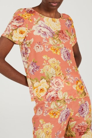 Zijden Top - Roze