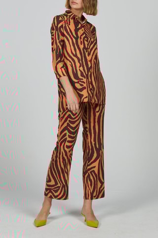 Rechte Blouse - Oranje