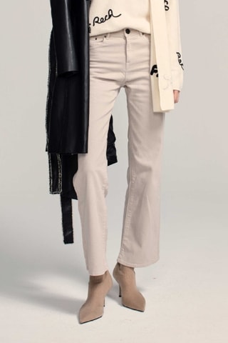 Broek Flare Cut - Grijs