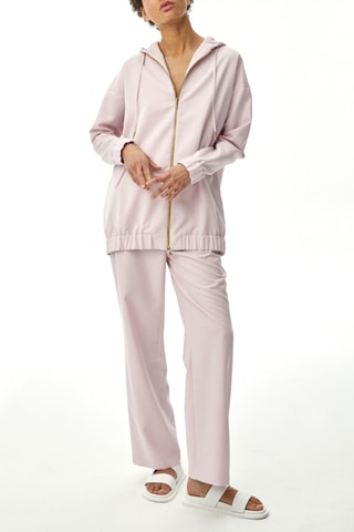 Sweater met Capuchon - Lichtroze