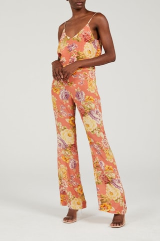 Zijden Broek Hoge Taille - Roze