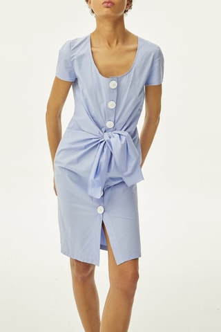 Blouse-jurk - Lichtroze