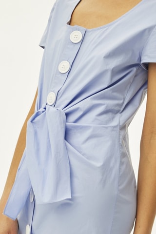 Blouse-jurk - Lichtroze
